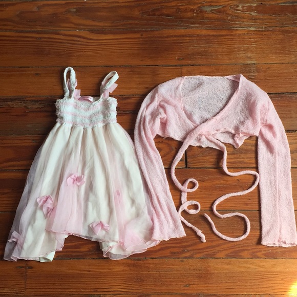 Blush Other - Adorable 3T Dress/Ballet Wrap Bundle
